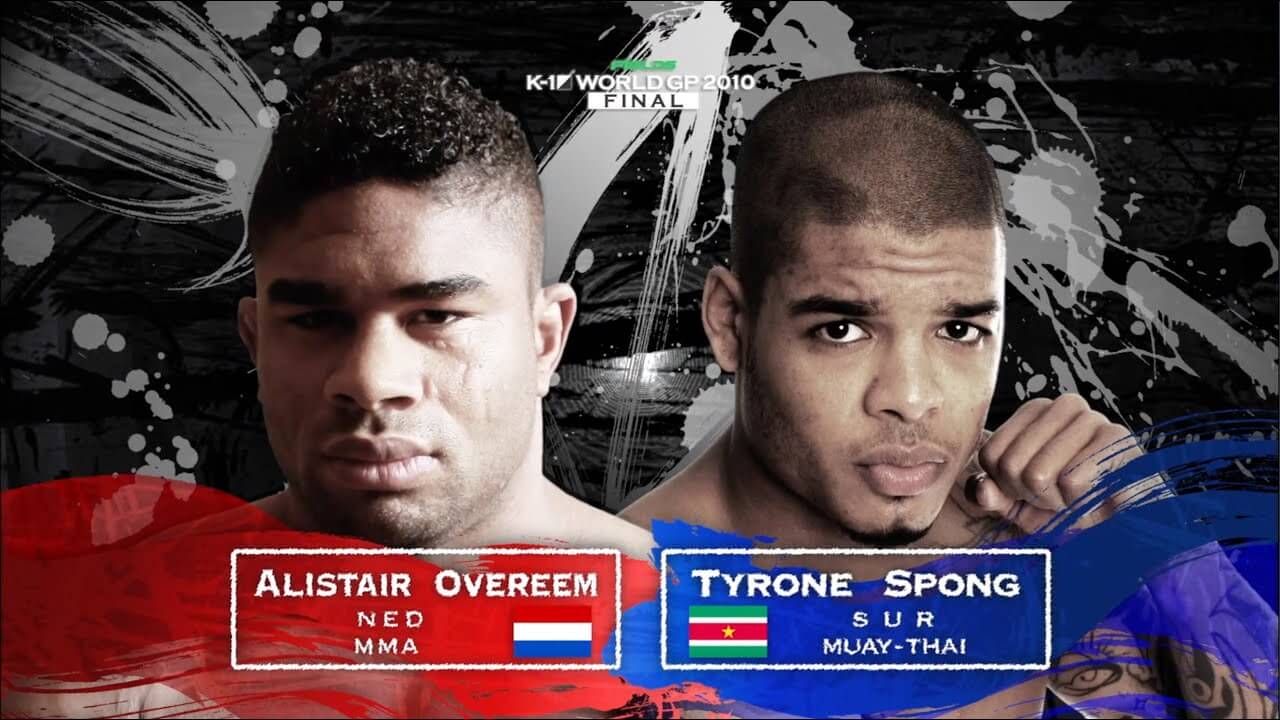 Vägev matš: Alistair Overeem – Tyrone Spong