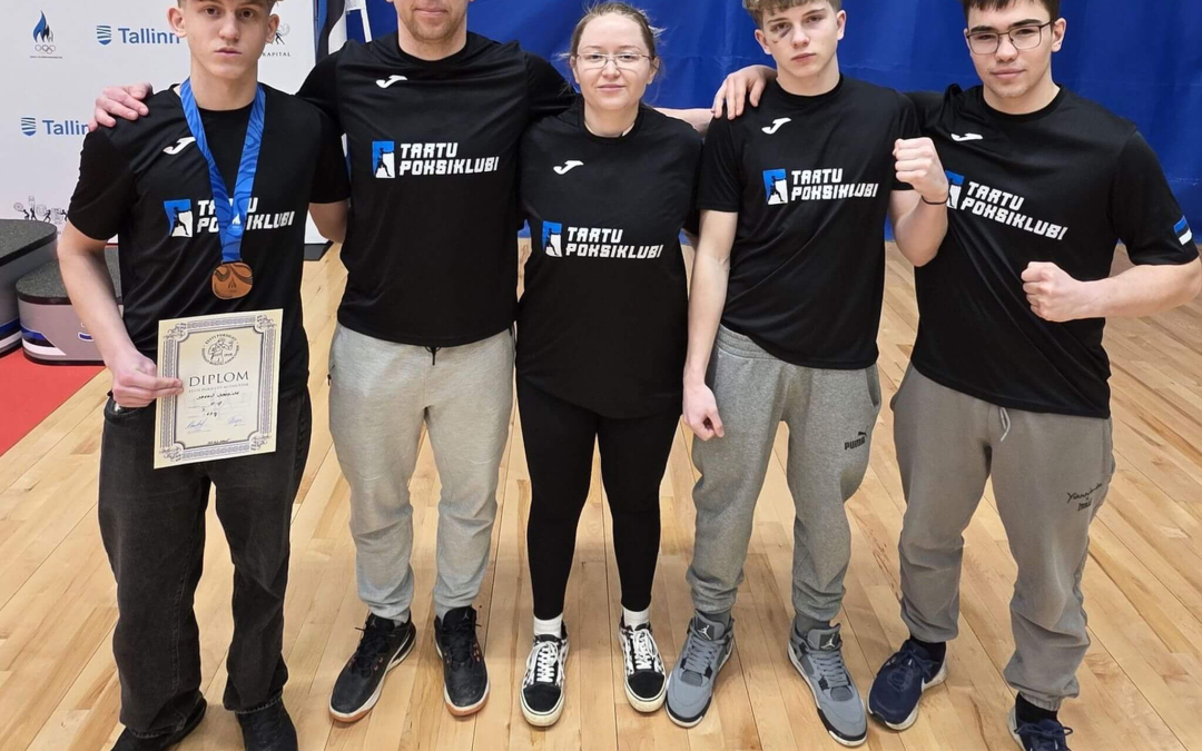 Tartu Poksiklubi sportlased saavutasid Eesti meistrivõistlustel poodiumikohad